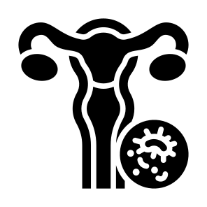 Endometrial Cancer, Uterus, Uretrine, Cancer Cell, Illness icon