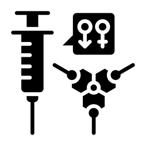 Hormone Therapy, Treatment, Injection, Hormones, Gene  icon