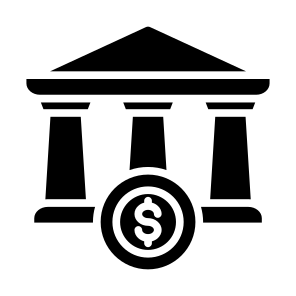 Bank, Bank Account, Central Bank, Money, Banking icon