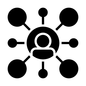 Network, Networking, User, Connect, Social Network  icon