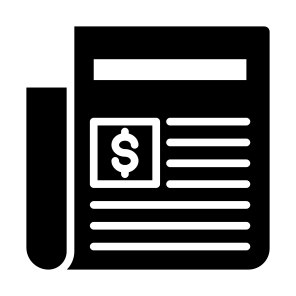 News, Newspaper, Journal, Article, News Report  icon