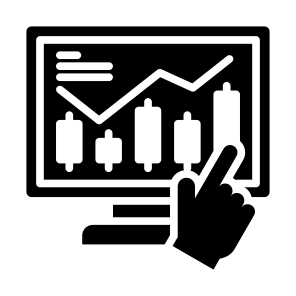 Trading, Trader, Stock Market, Candlestick Chart, Stock Exchange   icon