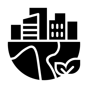 Green City, Green Building, Green House, Ecology, Green Home, Urban icon