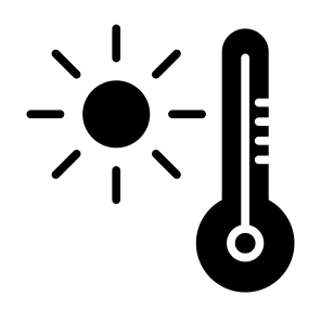 High Temperature, Temperature, Thermometer, Farenheit, Ecology And Environment, Thermometers, Sun, Hot, Nature icon