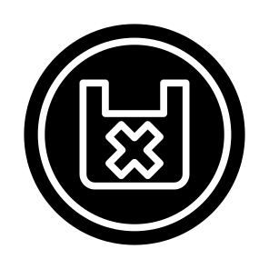 No Plastic, Plastic, Tire, Contamination, Pollution, Ecology, Environment icon