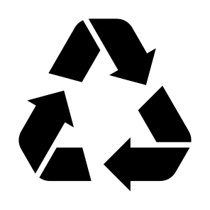 Recycle Sign, Recycle, Recycling, Arrow, Ecology, Zero Waste icon