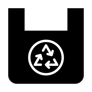 Recycled Plastic, Plastic Bag, Shopping Bag, Plastic, Eco Bag, Recycled, Ecology, Reusable, Ecology And Environment icon