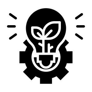 Save Energy, Light Bulb, Sustainable Energy, Ecology, Environment, Green Energy icon