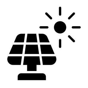 Solar Panel, Power, Solar Energy, Solar, Sun, Renewable Energy, Power Industry, Technology, Nature, Ecology And Environment, Ecological icon