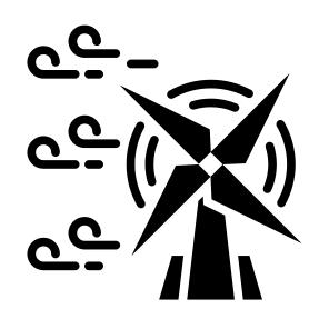 Wind Power, Wind Turbines, Windmill, Renewable Energy, Ecology, Clean Energy, Green Energy icon