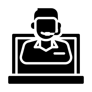 Customer Service Agent,  Call, Mobile Phone, Support, Call Center Agent, Ecommerce icon