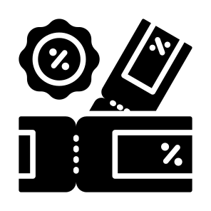 Discount,  Price, Percentage, Ticket, Coupon, Shopping icon