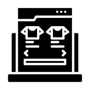 Online Store, Online Shopping, Commerce,  Ecommerce, Website icon