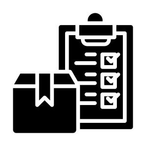 Package, Box, Order, Checklist, Packing List icon
