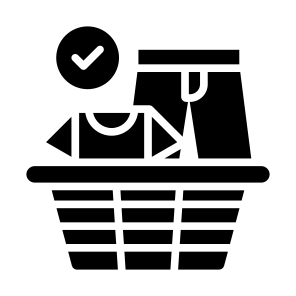 Shopping Basket, Online Shop, Clothes, Commerce, Products, Ecommerce icon