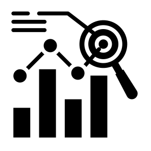 Analysis, Market Research, Report, Statistics, Data Analytics  icon