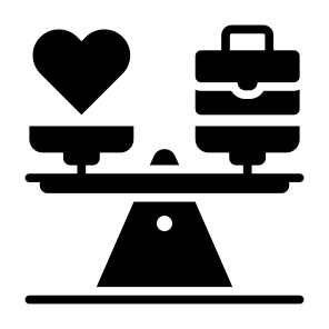 Balance, Work, Lifestyle, Portfolio, Quality Of Life  icon
