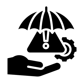 Crisis Management, Risk Management, Umbrella, Insurance, Protection  icon