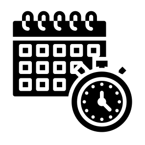 Daily Planning, Time And Date, Planning, Schedule, Date  icon