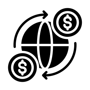 Global Economy, Circular Economy, Cash Flow, World Wide, Economy  icon