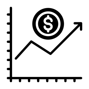Inflation, Economy, Increase, Profit, Money icon