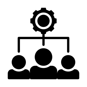 Management, Worker, Team Management, Roles, User  icon