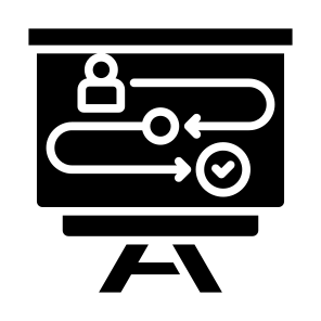 Customer Journey, Track, Consumer, Route, Mapping, Experience icon