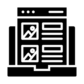 Web Content, Website, Article, Content, Table Content, Blog icon