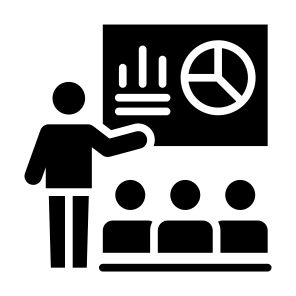 Business, Presentation, Briefing, Explaining, Overview icon