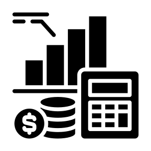 Financials, Data, Earnings, Calculation, Statements, Reports icon
