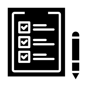 Assessment, Chance, Planning, Checklist, Evaluation icon