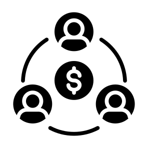 Customer, Money, Target, Team, Consumer icon