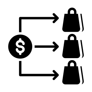 Diversification, Shop, Consumer, Shopping Bag, Buyer icon