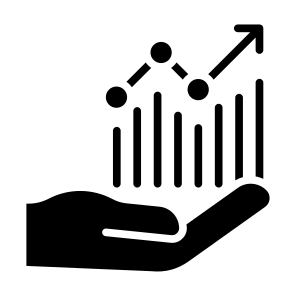 Forecasting, Management, Economy, Statistics, Growth icon