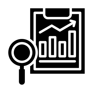 Market Research, Report, Research, Evaluation, Market Analysis icon