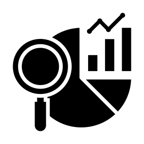 Market Share, Market, Analysis, Data, Statistics icon