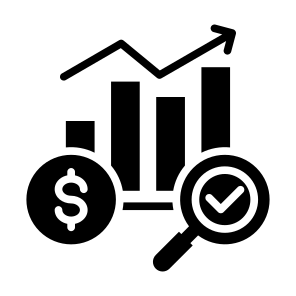 Market Trends, Statistics, Sales, Analytics, Growth icon