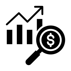 Potential, Market, Analysis,  Report, Growth icon