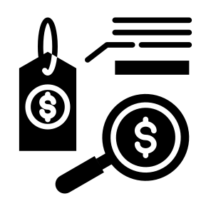 Price, Money, Analysis, Price, Research icon