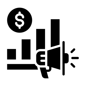 Promotion, Price, Sales, Statistics, Campaign icon