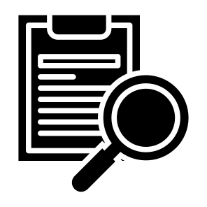 Research, Document, Analysis, Data, Audit icon