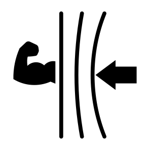 Resilience, Economy,  Strength, Commitment, Pressure icon