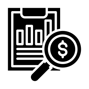 Sales Report, Statistics, Investigation, Report, Research icon