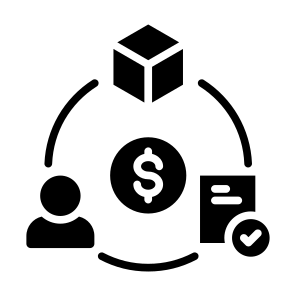 Value Chain, Chain, Cycle, Benefit, Valuable icon