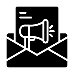Email Marketing, Marketing, Communications, Advertising, Promotion icon