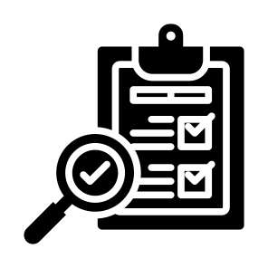 Audit, Analysis, Report, Research, Analytics, Search icon