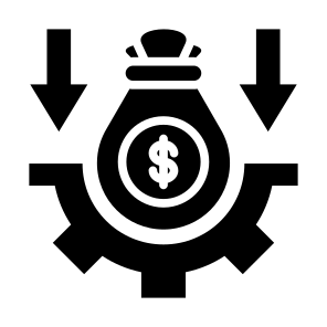 Loss, Money, Down, Reduction, Bankrupt, Crisis icon