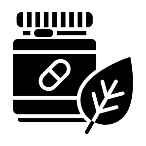 Herbal, Medicine, Treatment, Bottle,  Homeopathy  icon