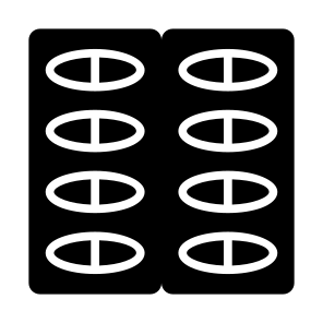 Medicine, Health, Pills, Vitamins, Blister Pack icon