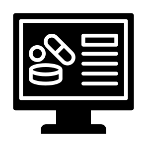 Online Pharmacy, Commerce, Medicine, Drugs, Pills, Pharmacy icon